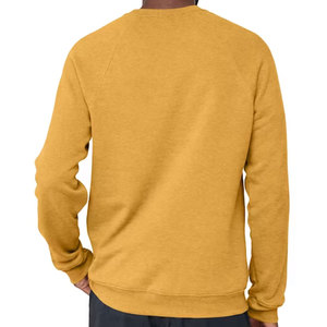 Men Heavy Fleece Crewneck Sweatshirt for Winter <b>Warm</b> Thick Cotton Blended Plain Pullover <b>Jumper</b> Long Sleeve Comfort Sweatshirt - Product Image 5