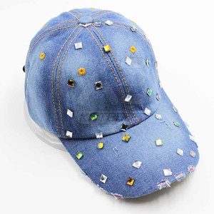 Casquettes en jean respirantes 100 % coton de qualité supérieure, coutures robustes, style décontracté, toutes saisons, personnalisables pour la vente en ligne - Product Image 3