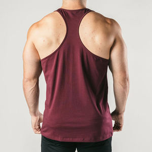 Débardeur 100 % coton à séchage rapide, sans manches, pour sport, entraînement, avec logo personnalisé, style musculaire, imprimé, pour gym et fitness – Vente en gros - Product Image 2
