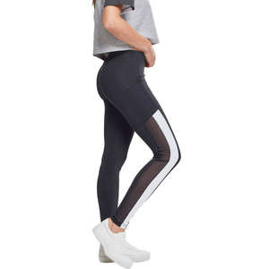 Leggings Deportivos de Yoga para Mujer, Cintura Alta, Elásticos en 4 Direcciones, Malla Técnica con Rayas, Spandex/Nylon - Product Image 6