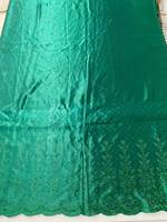 Robe de mariée somalienne en satin de soie 100% légère, tissée, 60 GSM, écologique, motif floral à pois, haute qualité