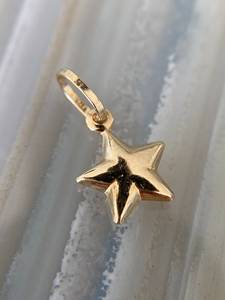 <b>Gold</b> Tone Star <b>Charm</b> Pendant <b>Solid</b> <b>Charms</b> for Necklace <b>Bracelet</b> Jewelry Making - Product Image 1