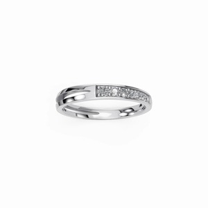 Moissanite Luxury Cocktail <b>Ring</b> 925 Silver Rhodium Plated Bold Men's Fine Jewelry Piece Featuring Structural <b>Split</b>-Band - Product Image 1