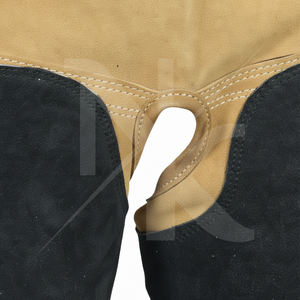 Tablier de protection robuste en cuir véritable pour fermeurs et soudeurs, à jambes séparées, avec sangles réglables, le plus vendu - Product Image 2