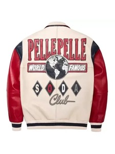 Veste en cuir bomber Pelle Pelle World Famous Soda Club - Product Image 3