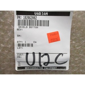 VARIAN 102062002 Écran de protection en graphite, partie inférieure de l'analyseur - Équipements et pièces semi-conductrices de renommée mondiale à la confiance de la communauté - Product Image 1