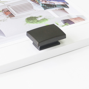 Minimalist Curved Square Zinc Alloy Cabinet <b>Knob</b> Durable Anti-Corrosion Eco-Friendly Handle <b>for</b> Kitchen Bathroom <b>Dresser</b> Drawer - Product Image 3