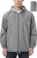Veste coupe-vent fine à capuche 100 % polyester de haute qualité, personnalisable, imperméable, pour activités de plein air, randonnée, unisexe
