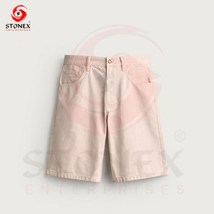 Shorts de mezclilla personalizados 100% vaqueros con diferentes diseños y colores para hombre, artículo de alta rotación. - Product Image 3