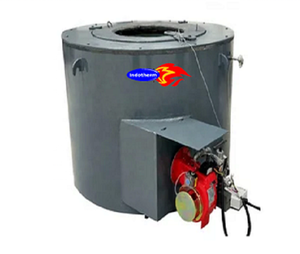 Four de fusion d'aluminium industriel de type fosse, 200 kg par lot, à gaz naturel, avec creuset en carbure de silicium - Product Image 5