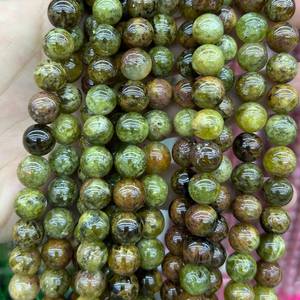 ลูกปัดหินโกเมนแบบขายส่ง ลูกปัดพลอยธรรมชาติทรงกลม สำหรับทำเครื่องประดับ งานฝีมือ DIY - Product Image 4