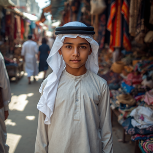 Saudi Style Kids <b>Thobe</b> Long Sleeve Islamic Jubba Robe Cotton Comfortable Boys Muslim Traditional Wear Affordable Children Outfit - Product Image 2