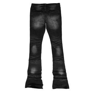 Jeans de Moda Hip Hop para Hombre, Elásticos, de Algodón, Corte Regular, para Uso Diario, Cintura Media, Cierre de Botones, con Bolsillos, Pantalones Vaqueros - Product Image 4