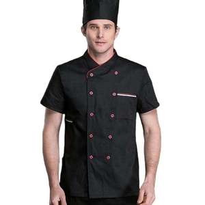 Executive Chef Cotton <b>Work</b> Uniform Breathable Windproof <b>Waterproof</b> Quick-Dry Anti-Bacterial Anti-Wrinkle Unisex Restaurant - Product Image 3
