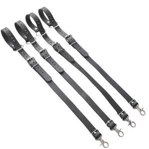 Ensemble de restraints en cuir Frog Tie pour le contrôle des poignets, des chevilles et des cuisses - Product Image 3