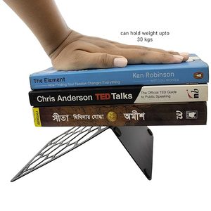 Modern Geometric Metal Bookends Honeycomb Design Heavy Duty Book Holder for <b>Shelves</b> <b>Office</b> Desk Home Decor - Product Image 3