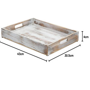 Bandeja de Servir Clásica de Madera con Acabado Artesanal para el Hogar, Cocina, Hotel, Mesa de Centro, Exhibición, Venta al por Mayor - Product Image 3