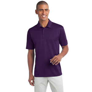 Chemise polo homme unie, manches courtes, style sport décontracté, pour le golf, avec logo et taille personnalisés. - Product Image 4