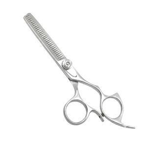 Ciseaux professionnels en acier inoxydable pour effiler les cheveux, 30 dents, pour droitiers, manche incliné, ciseaux de texture pour salon de coiffure - Product Image 2