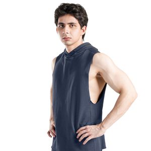 Men Custom Tank <b>Top</b> <b>Sleeveless</b> Sports Shirt Breathable Stretch Workout Gym Fitness Athletic Activewear Wholesale Manufacturer - Product Image 3
