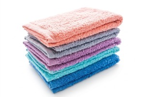 Toalla de Mano Absorbente de Algodón, Color Sólido, Tejido de Rizo - Product Image 1