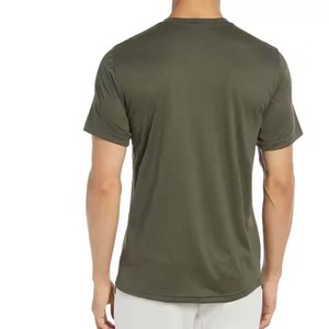 T-shirt en coton, impression personnalisée de t-shirts, t-shirt uni homme col rond noir pour impression, meilleure qualité pour logos personnalisés - Product Image 2