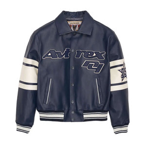 Chaquetas de Cuero Avirex de Alta Calidad, Chaquetas de Cuero Avirex para Hombre, Ropa de Calle de Invierno Cálida y de Moda, en Venta - Product Image 1