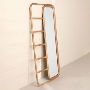 Full-length Wall <b>Leaning</b> Natural Mirror Bathroom Bedroom Decor Full Length Body Natural Mirrors for Export - Product Image 5
