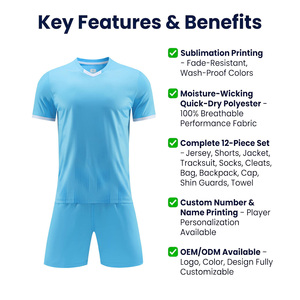 Camiseta Retro Unisex de Calidad para Niños, Uniforme de Fútbol, Diseño Oficial OEM 2026, Poliéster de Secado Rápido y Transpirable - Product Image 5