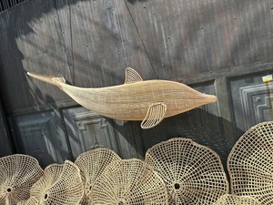 Fish-Shaped Rattan Woven Pendant <b>Light</b>, Rattan Chandelier for Dining Room Living Room Bedroom <b>Kitchen</b> - Product Image 4