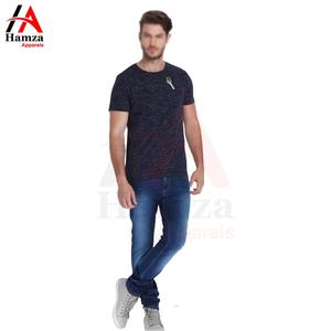 T-shirt décontracté à manches courtes et confortable en coton 100% pour homme avec motif de roses brodées - Product Image 2
