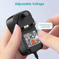 Alimentation universelle 48W AC DC 5V 6V 9V 12V 15V 19V 20V 24V avec 10 connecteurs DC pour l'électronique domestique