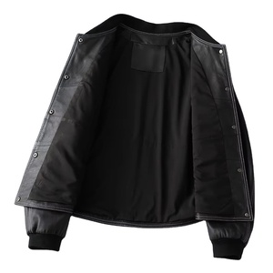 Chaqueta Corta de Cuero Estilo Urbano para Mujer, Nueva, con Mangas de Cuero, Chaqueta Corta de Cuero para Mujer - Product Image 5