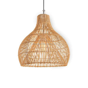 Durable Handmade Rattan <b>Bamboo</b> Wicker Luxury Eco-Friendly Pendant <b>Light</b> Lampshade Wholesale Supplier Sustainable Lighting - Product Image 2