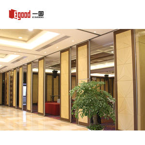 Cloison mobile pour foyer <span class=keywords><strong>d</strong></span>'auditorium, panneaux acoustiques en MDF de 85 mm, finition stratifiée, coins flexibles pour réunions - Product Image 3