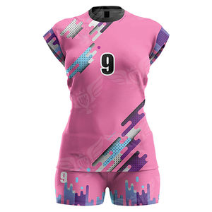 Conjunto de Uniforme de Voleibol Personalizado para Mujer 2026, Camiseta de Voleibol de Manga Corta y Pantalones Cortos, Nombre y Número Personalizados, Ropa Deportiva de Equipo - Product Image 3