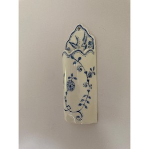 8-16 Inches Painted Glaze Exquisite Durable Eco-Friendly Modern <b>Ceramic</b> Tabletop <b>Vase</b> with Blue Floral Design - Product Image 2