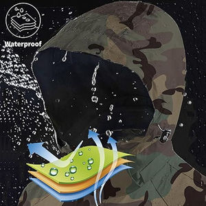 เสื้อกันฝนแบรนด์สั่งทำพิเศษ ระบายอากาศได้ดีด้วยซิปใต้วงแขนเพื่อการจัดการความชื้นขั้นสูง ราคาขายส่ง - Product Image 5