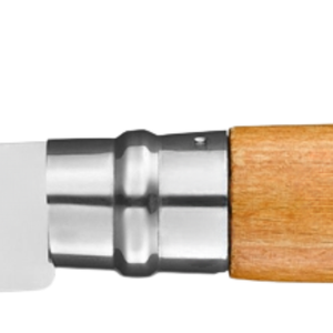 Classic Silver <b>Stainless</b> <b>Steel</b> Folding Knife with Light Brown Wooden Handle Portable Pocket Knife for Camping <b>Outdoor</b> Activities - Product Image 4