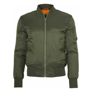 Blouson Bomber Décontracté Homme Noir Uni à Col Montant et Fermeture Éclair, Modèle OEM 2026 – Disponible à la Vente Actuellement à Prix Raisonnable - Product Image 4