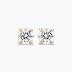 Luxury 925 <b>Silver</b> <b>Stud</b> <b>Earrings</b> With Sparkling Round Cut Moissanite Diamonds For Women Fashion Jewelry For Daily And Party Use - Product Image 1