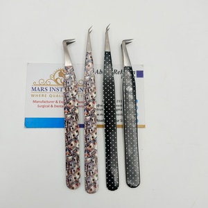 แหนบปลายไฟเบอร์ 45 องศา สำหรับต่อขนตา คุณภาพสูง ดีไซน์ใหม่ - Product Image 5