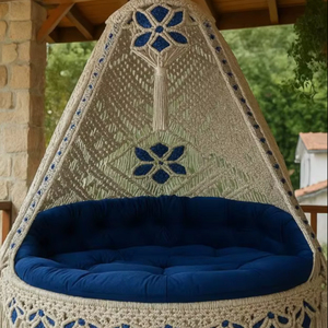<b>macrame</b> swing chair,hanging <b>macrame</b> chair, boho <b>macrame</b> hammock, handmade hanging chair - Product Image 1