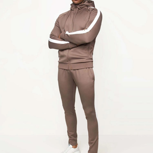 Custom 100% Polyester Men's Winter Sporty Floral Pattern Breathable Baggy Hooded Heavyweight Fleece Sweatpants Jogger <b>Sets</b> - Product Image 1