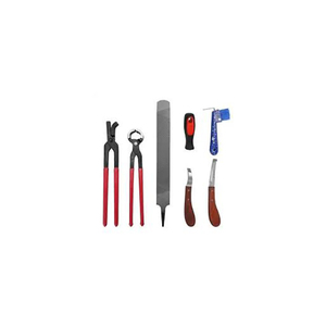 Stainless Steel Farrier Hoof Tool Set With Storage Bag Horse Hoof Nipper Rasp Knife Clincher Equipment - Product Image 4