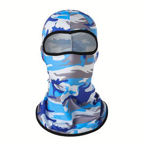 Balaclava de moto professionnelle légère, couvre-visage et cou, tissu Spandex/Polyester, réglable, unisexe, pour les longues distances - Product Image 3