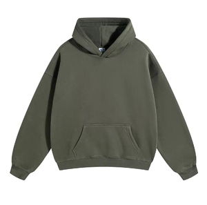 เสื้อฮู้ดดี้ผ้าฝ้าย 100% หนัก 380 กรัม พิมพ์โลโก้ตามสั่งสำหรับผู้ชาย ผ้าเฟรนช์เทอร์รี่ ดีไซน์กระเป๋าแบบลำลอง ทรงปกติ เหมาะสำหรับใส่ในฤดูใบไม้ร่วง - Product Image 3