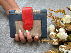 กระเป๋าหนังขนาดเล็กสไตล์ใหม่หรูหราแบรนด์ดังสำหรับผู้หญิงกระเป๋าสตางค์ขนาดเล็กมีซิปแบบสั้นสำหรับผู้หญิงที่ใส่บัตรเครดิตใส่เหรียญ - Product Image 2