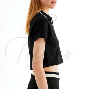 Top Corto para Mujer, Ropa Deportiva, Nuevo Diseño, Tallas para Adultos, Transpirable, Precio al por Mayor, Logotipo Personalizado, Color Personalizado - Product Image 3