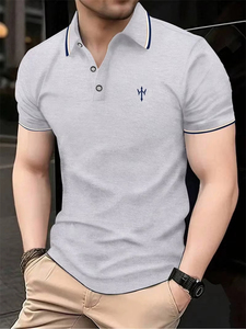 Camiseta de hombre, nueva moda, polos de hombre, camiseta polo informal de verano de manga corta con estampado 3D, estilo casual y holgado para la calle. - Product Image 5